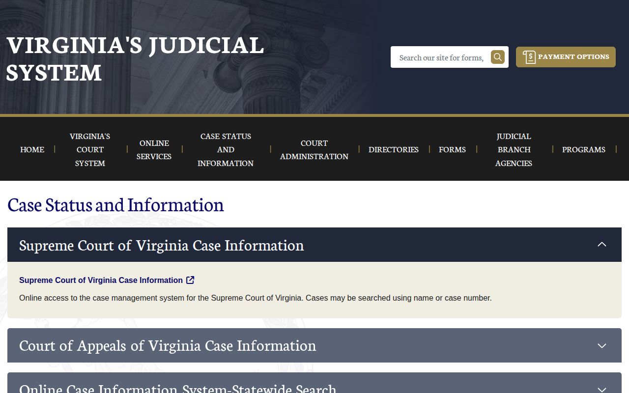 Virginia court case-status search for Greensville County arrest news disposition